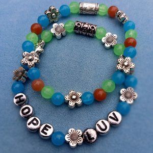 Affirmation Bracelet-Hope and Love